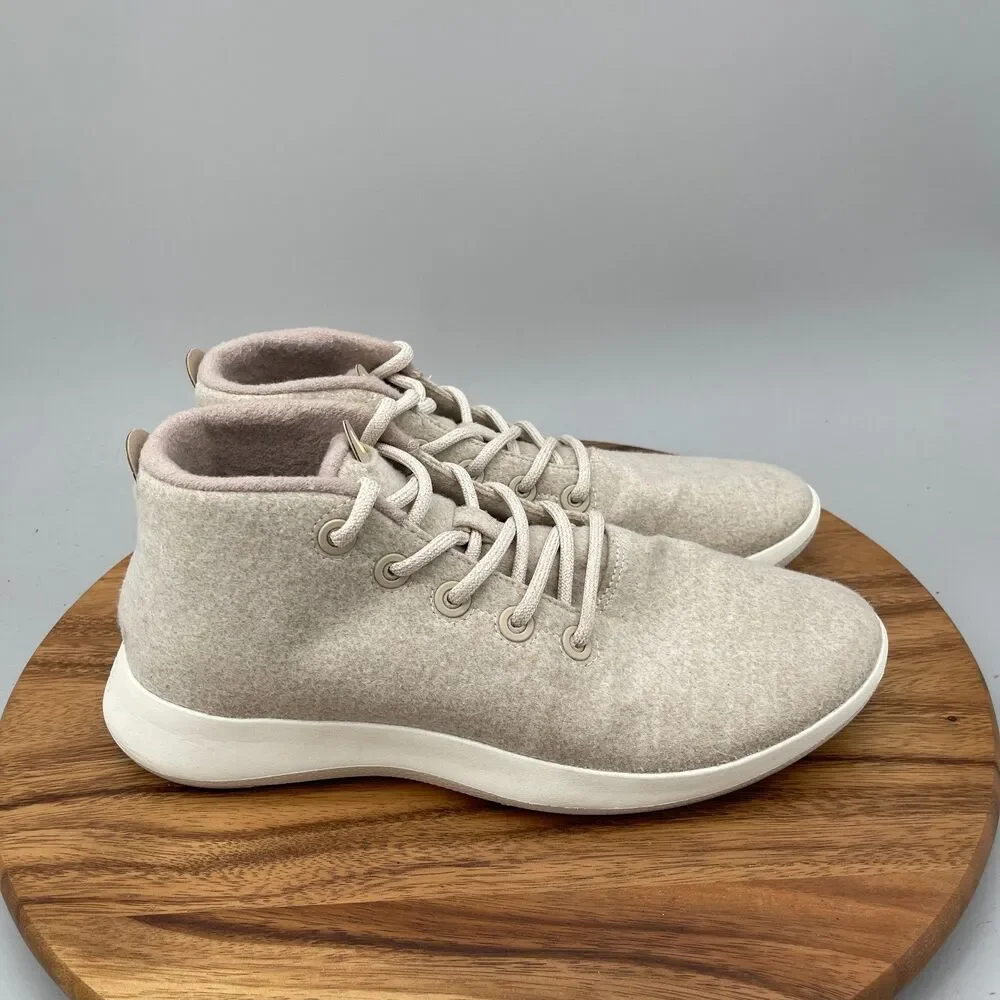 Allbirds Wool Runner-Up Mizzle Shoes Mens Size 13 Cream Comfort Casual Walking